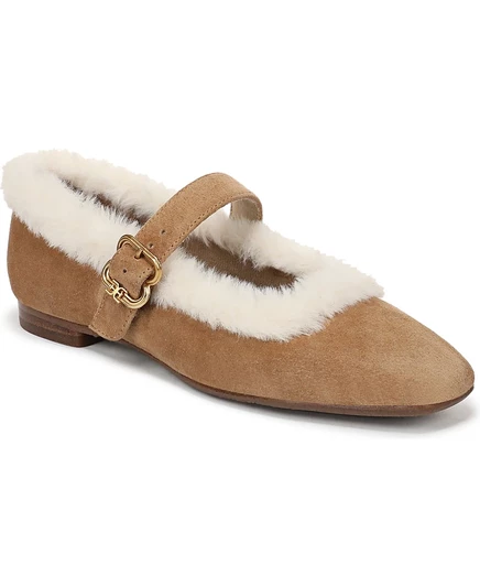 Женские туфли Sam Edelman Michaela с мехом, коричневые