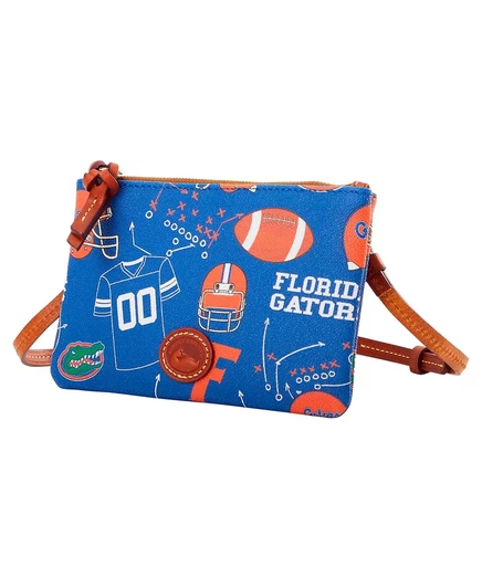 Портмоне Dooney & Bourke Florida Gators с застежкой-молнией через плечо