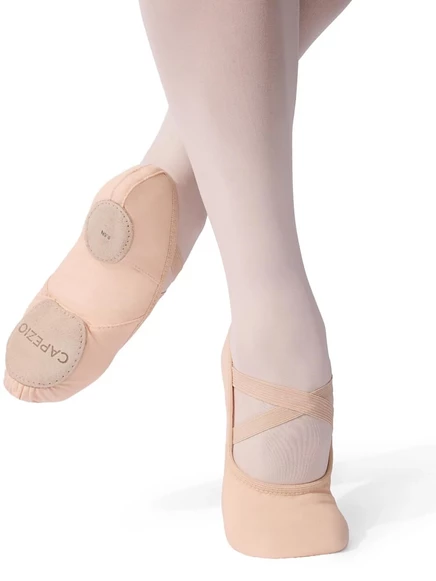 Женские балетки Capezio Hanami Canvas, светло-розовые