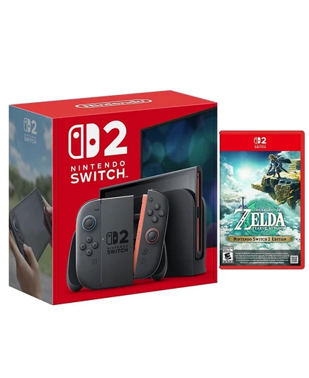 Консоль Nintendo Switch 2 с Zelda: Tears of the Kingdom, серая