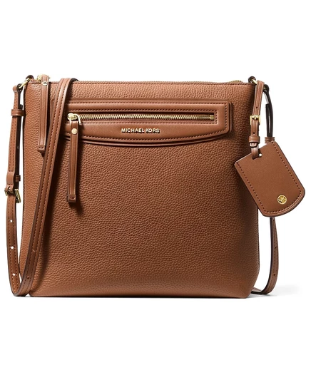 Сумка через плечо MICHAEL Michael Kors Jet Set для путешествий Север Юг коричневая