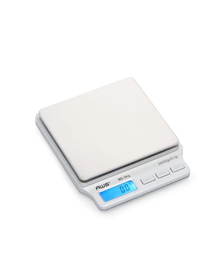 Электронные карманные весы American Weigh Scales 2 кг x 0,1 г, серебристые