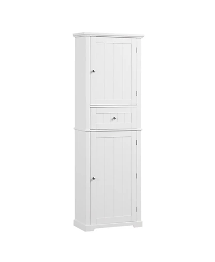 Высокий шкафчик для ванной комнаты sumyeg 67.3"H с выдвижным ящиком, регулируемой полкой, окрашенный МДФ