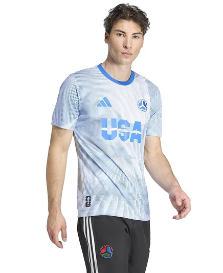 Мужская футболка Adidas USA, синяя