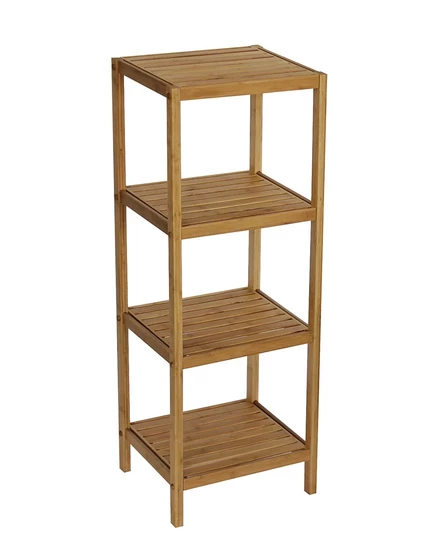 Этажерка Gallerie Dcor Bamboo Natural Spa, 4 полки, коричневая