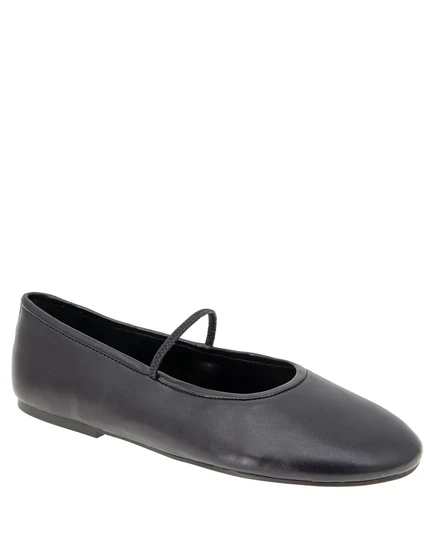  Женские туфли на плоской подошве Marzi с круглым носком black smooth