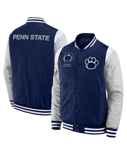 Мужская темно-синяя куртка Fanatics Penn State Nittany Lions Elements Elite на полной застежке от Fanatics