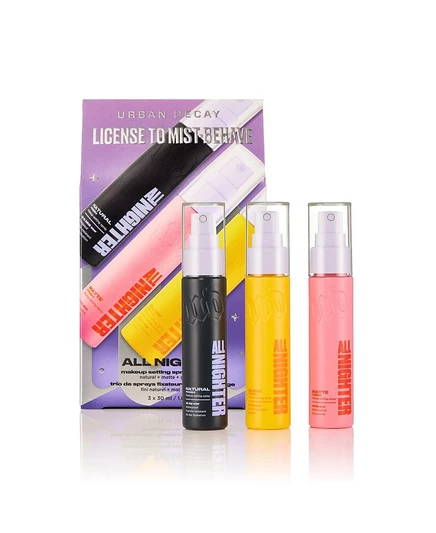 Набор фиксирующих спреев Urban Decay All Nighter, 3 шт.
