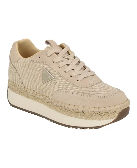  Женские повседневные кроссовки-эспадрильи Stefen на шнуровке light natural - textile, suede
