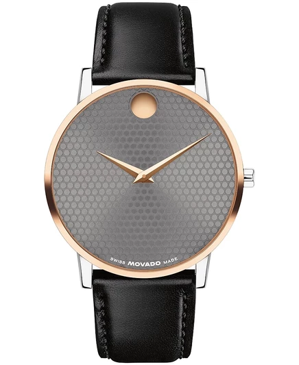 Мужские часы Movado Museum Classic, 40 мм, черные