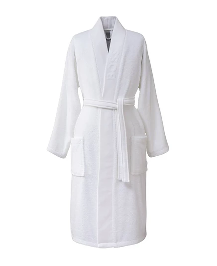 Мужской хлопковый халат Boss Home Plain Kimono, белый