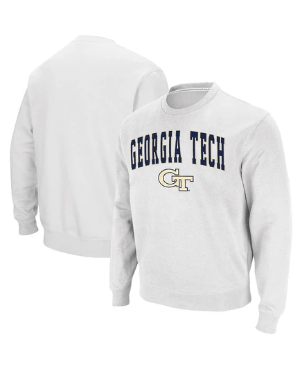Мужская толстовка Colosseum Arch Logo Tackle Twill, белая
