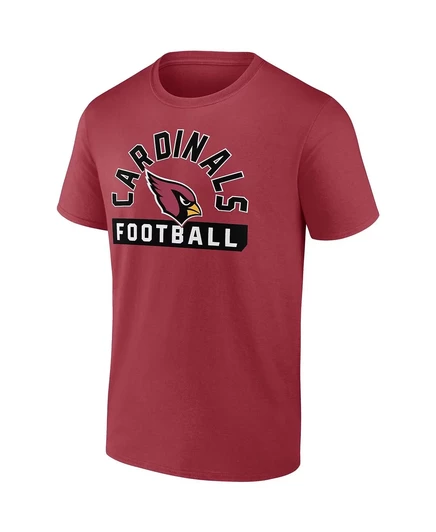 Комбинированный комплект мужских футболок Fanatics Cardinal/White Arizona Cardinals из двух комплектов по расписанию 2023 года cardinal, white