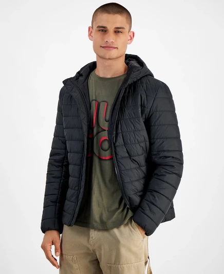 Hugo Boss Приталенный стеганый жилет на подкладке на молнии black