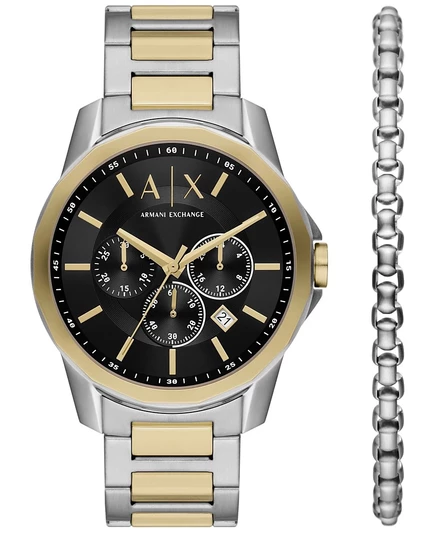 Мужские часы Armani Exchange 44 мм, набор 2 шт., мультицветные