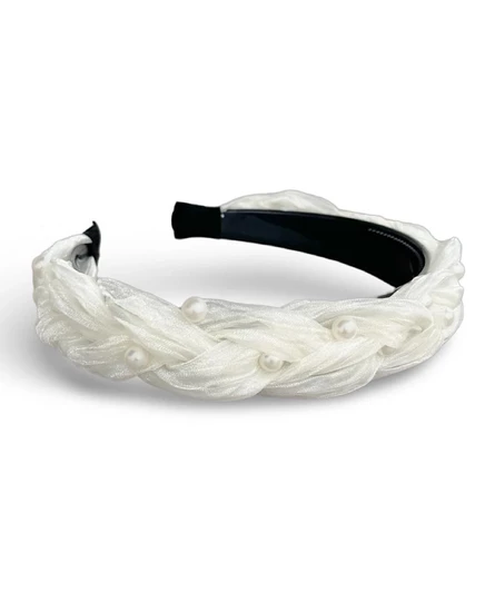 Ободок Headbands of Hope Blushing Braid, белый