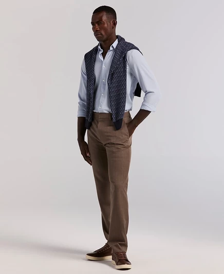 Мужские брюки Perry Ellis Portfolio Resolution, коричневые