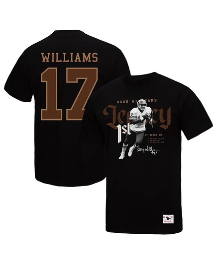 Мужская футболка mitchell & ness «doug williams», черная