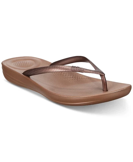 Женские эргономичные шлепанцы Iqushion от FitFlop Sandal gold