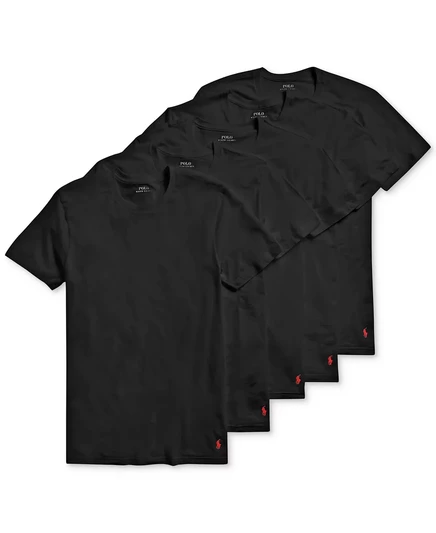  Мужские майки с круглым вырезом из 5 упаковок polo black