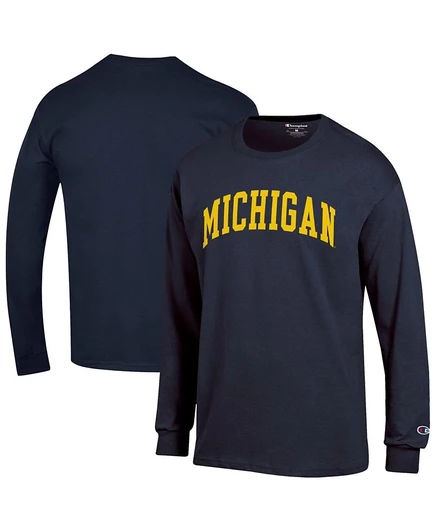 Мужская футболка Champion Michigan Wolverines, синяя