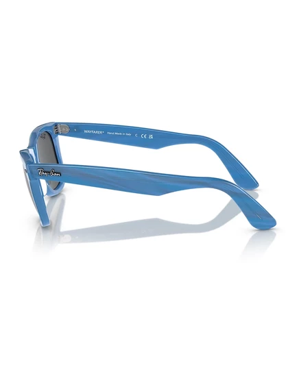 Унисекс солнцезащитные очки Ray-Ban RB2140F 52, низкая посадка, синие в полоску