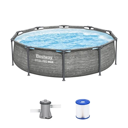 Комплект для открытого бассейна Bestway Steel Pro MAX 10' x 30