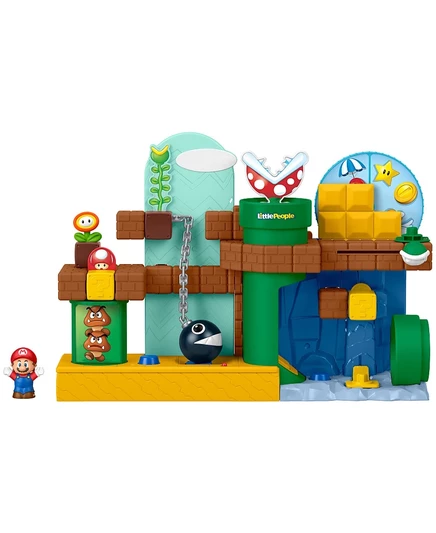 Игровой набор Little People My Mario с музыкой, разноцветный