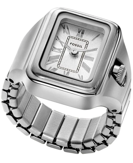 Женские кольцевые часы Fossil Raquel, серебристые, 14 мм