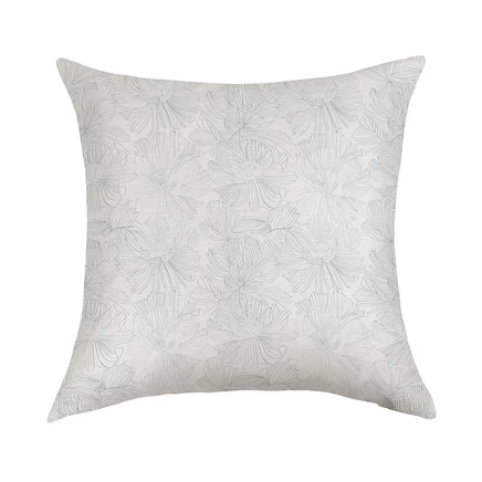 Наволочка Bokser Home 51×51 см из льна, синяя