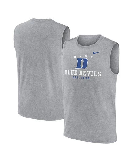 Мужская майка Nike Primetime Legend Duke Blue Devils, серая