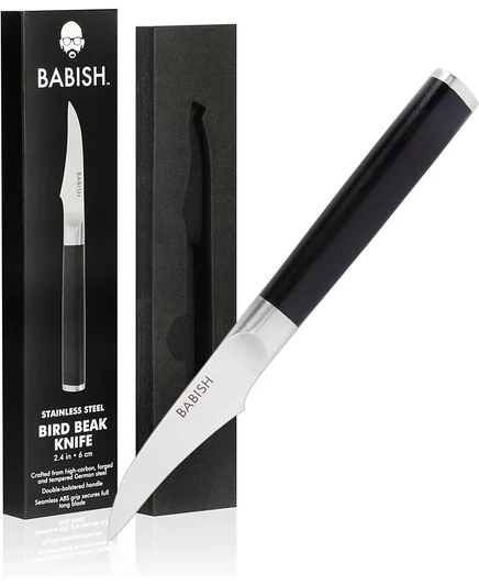 Кухонный нож Babish Bird's Beak 2.5″, 1.4116 сталь, черный