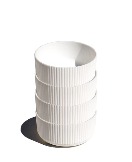 Набор мисок Abode Homewares Mesa, 4 шт., белый