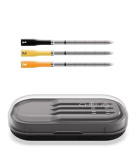 Кухонный термометр Chefman IQ Sense с 3 зондами, серый