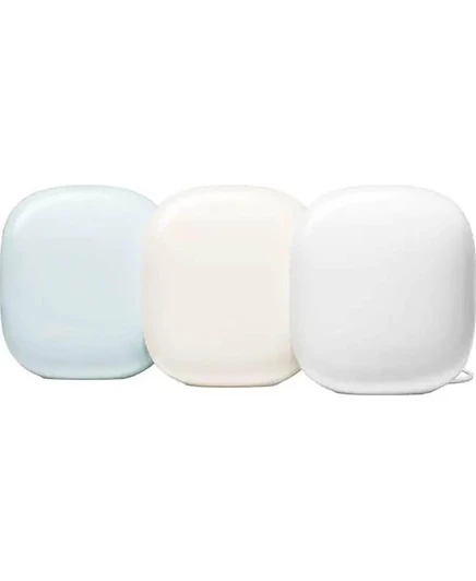 Mesh-роутер Google Nest Wifi Pro 6E, 3 шт., мультиколор