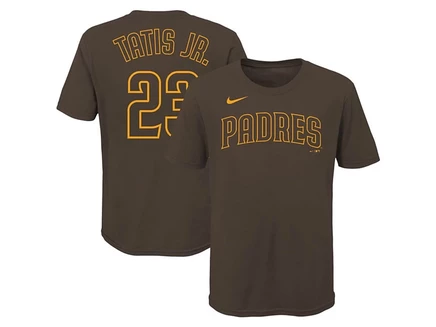 Мужская футболка Nike San Diego Padres Fernando Tatis Jr., коричневая