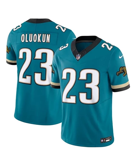 Мужская джерси Nike Foye Oluokun Jaguars, бирюзовая