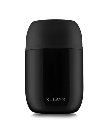 Термос для еды Zulay Kitchen 470 мл, черный