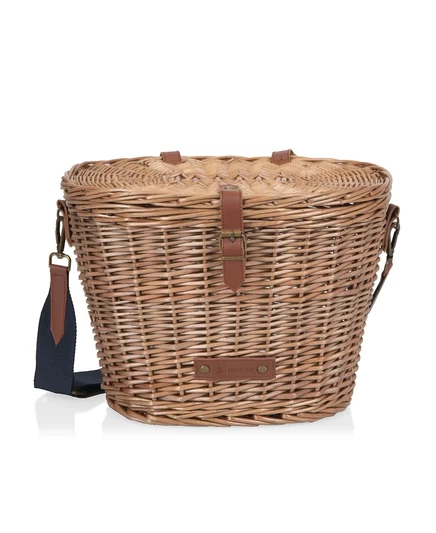Велосипедная корзина Picnic Time Cambridge, соломенная, бежевая