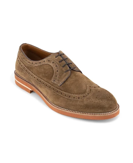 Мужские кроссовки-дерби Hamilton Wingtip на шнуровке от Anthony Veer коричневого цвета