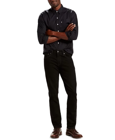 Мужские джинсы Levi's 511 Slim Flex, черные