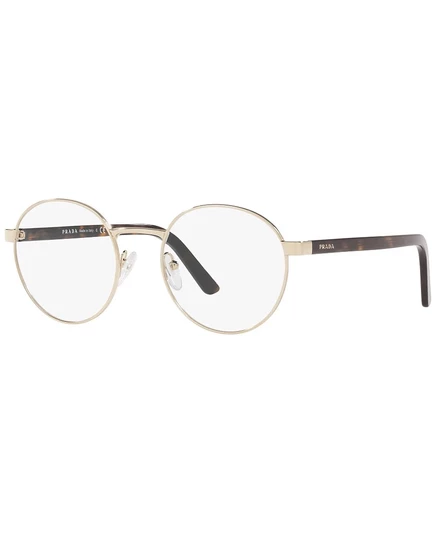 Женские очки Prada PR 52XV, круглые, золотистые