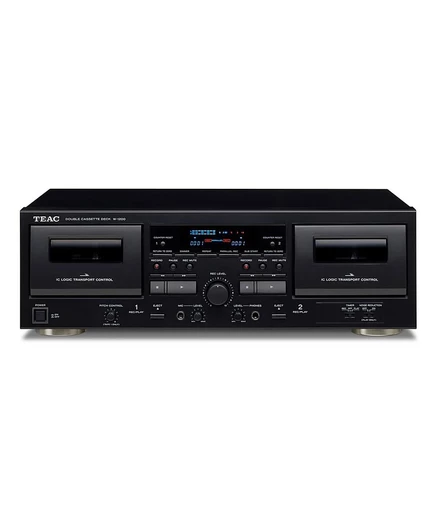 Кассетная дека Teac W-1200 с USB и питч-контролем, черная
