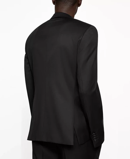 Мужской пиджак Hugo Boss BOSS, шерсть, черный