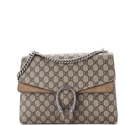 Женская сумка Gucci Medium Dionysus, коричневая