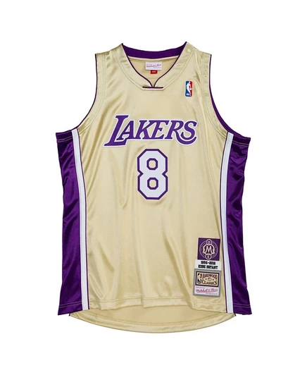Мужская джерси Mitchell & Ness Kobe Bryant №8, золотая