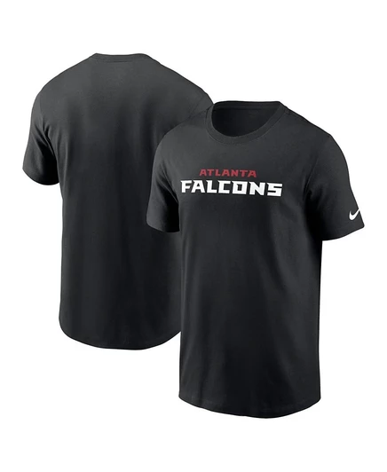 Мужская футболка Nike Atlanta Falcons Wordmark, черная