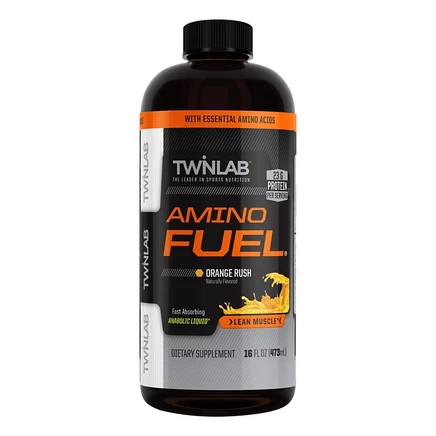Напиток Twinlab Amino Fuel без кофеина, 473 мл, черный