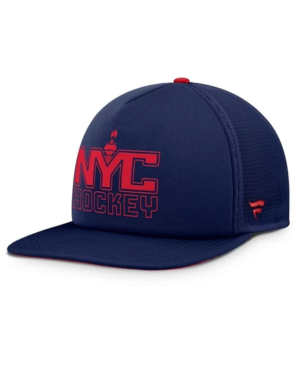 Мужская кепка Fanatics trucker с сеткой, сине-красная