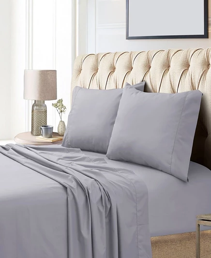 Постельное белье TRIBECA LIVING King сатин 800 нитей, серое